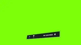 ( Non Copyright ) Free To Download Green Screen like & Subscribe 3D Button   Green Screen #subscribe