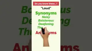 Common English Synonyms and Antonyms = 🚫 #basicenglishquiz