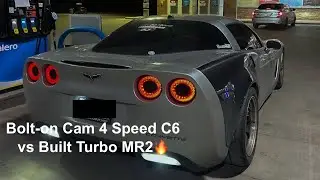 NA A4 C6 Corvette vs Built Turbo MR2!