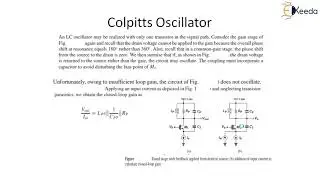 Types of LC Oscillator - Mixed Signal Circuit - Analog & Mixed VLSI Design