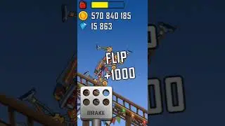 Hill Climb Racing: Carantula on Roller Coaster