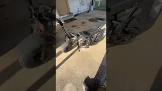 Mega Moto Mini Bike Upgrades 😎PT.1 New Engine + Straight Pipe Exhaust #minibike #upgrades #bikelife