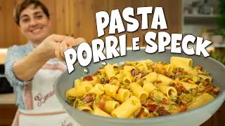 PASTA PORRI E SPECK Ricetta Facile - Fatto in Casa da Benedetta