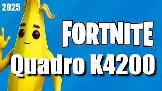 E3-1241v3 with Quadro K4200 4Gb Fortnite 1080p (Performance Legacy) gameplay FPS test 2025 benchmark