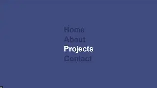 Cool Menu Hover Effect - Css