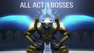 All ACT 1 Boss Stages No-hit In A Row | ULTRAKILL