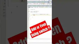 Odd Even program using switch case in Java | Find odd or even in java | 