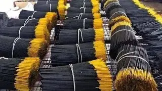 How Traditional incense sticks are made in India and #how #recipe #food #made