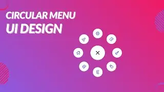 Circular Menu Animation In CSS | CSS UI Designs