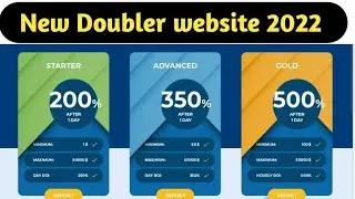 New Doubler website 2022/Tron Doubler site 2022/ Get 200% To 500% After 24 Hours 🔥 Doubler Site 2022