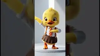 Cute Duckling Dance with funny #duck #duckybhai #ai #cute #adorable