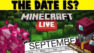 THE MINECRAFT LIVE DATE IS ALMOST HERE!