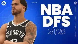 NBA DFS Picks & Strategy for #DraftKings & #FanDuel (2/1/26)