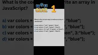 javascript important quiz for interview #coding #javascript #programming #shorts #techjobs