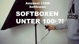 SOFTBOXEN F&Uuml;R UNTER 100?! Amzdeal 135W SOFTBOXEN UNBOXING (HD)