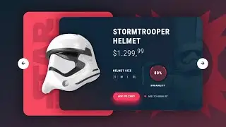 Build A Product Slider From Scratch | HTML, CSS, JS | Online Store Animations