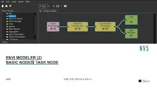 ENVI Modeler (2) : Basic Node와 Task Node