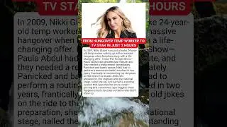 How Paula Abdul Saved Nikki Glaser&rsquo;s Career 🤯 #Shorts