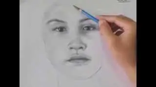 How to Draw Realistic Woman Face By Bandhit Umwong