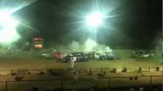 2012 Rockton Fair minivan demo derby