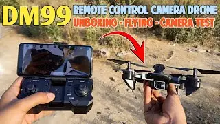 DM99 Camera Drone Unboxing , Flying,Camera Test & Review | Best Remote Control Drone Under ₹2,500