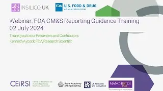 FDA CM&S Reporting Guidance Webinar