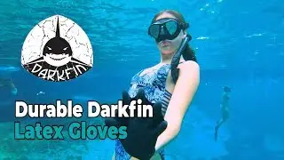 Freediving Surfing Rafting Durable Darkfin Latex Gloves