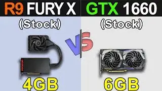 R9 Fury X Vs. GTX 1660 | 1080p and 1440p | New Games Benchmarks
