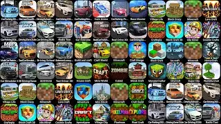 Car Parking 3D, Minecraft, Craftopia, Ice Craft, Driving School, Car Simulator 2, 3D Driving Game