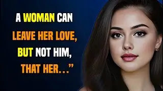 A Woman Can Leave The Man She Loves But Never Leave The One Who... |@QuotesChronicles0.1