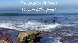 Bodyboard session at home Rabat [badr elahyaoui]