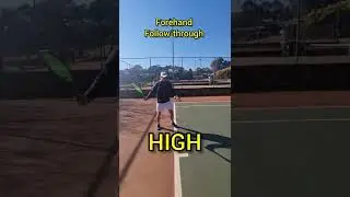 Forehand Follow-through #federer #djokovic #nadal