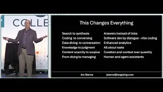 Jim Sterne Keynote Next Level Prompts