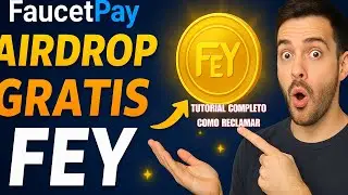💥 &iexcl;Nuevo Airdrop de FaucetPay! 💥| Tutorial Completo |Como reclamar Fey GRATIS