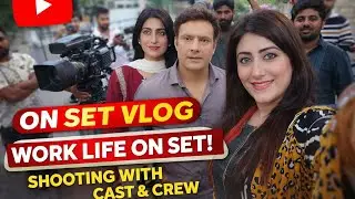 A Day at Work on Set | Shooting a Telefilm in Islamabad 🇵🇰 | Cast & Crew BTS