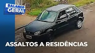 Ladrões flagrados em pelo menos três furtos a residências no Paraná