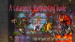 [Tibia] Ultimate Catacombs 4-Man Teamhunting Guide! 2.6kk/h!