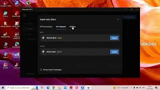 Unity3D Installation