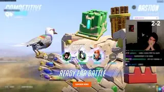 BASTIONMAIN SHOWS HIS BASTION SKILL - OVERWATCH 2 TOP 500 SEASON 8