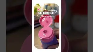 🎙️asmr unboxing 💜🩷Aqualogica Facewash🩷💜 #unboxing #ugcproduct