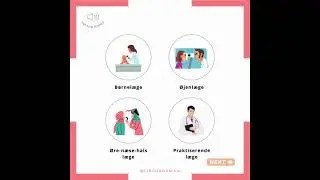 Types of doctors in Danish #danishlanguage #copenhagen