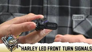 Harley LED Front Turn Signals from Drag Specialties Overview - DeadbeatCustoms.com