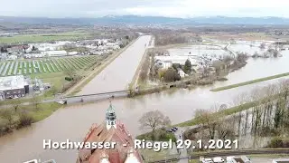Hochwasser - Riegel 29.1.2021
