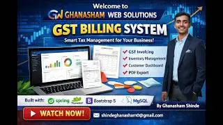 GST Billing System | Smart Tax Management Software | Spring Boot Project Demo