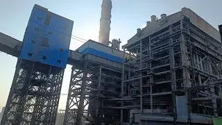 Thermal power plant,Thermal plant,250 MW, site view, boiler, chimney, nature Heaters