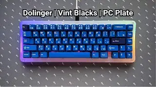 PC Dolinger RE || Vint Blacks || PC Plate || Typing Sound ASMR