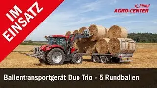 Ballen laden fahren - Ballentransport extrem | Fliegl Agro Center