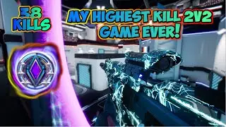 My *NEW* Highest Kill 2v2 RANKED Game EVER! | Splitgate RANKED