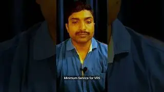 Minimum Service For Voluntary Retirement (VRS)। #financekeypathshala #kunwarjayantsingh #vrs #shorts