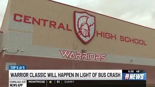 Warriors Classic Wrestling tournament to continue after bus crash